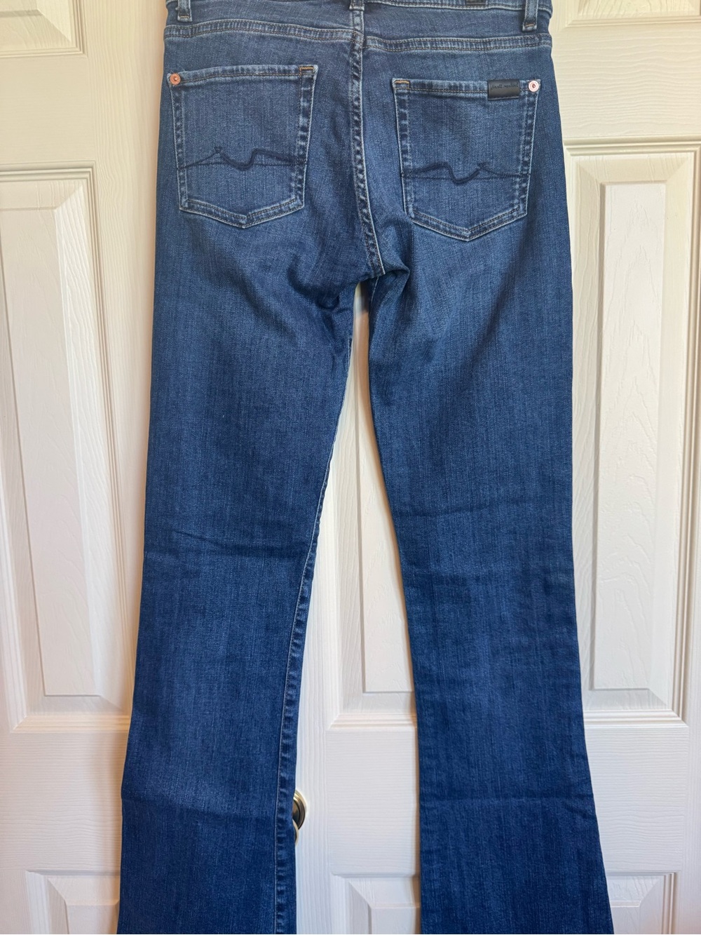 7 For All Mankind Women's Indigo Flare Jeans
